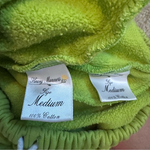 Heavy Manners Lime Airport Sweat Set - Picture 2 of 3